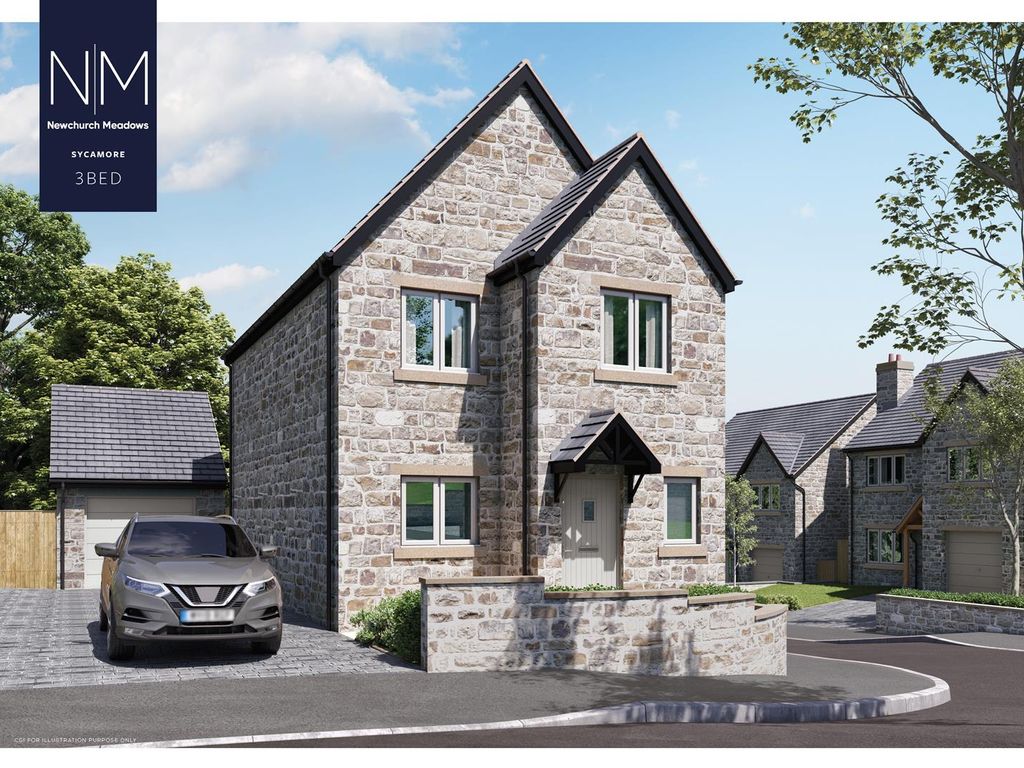 New home, 3 bed detached house for sale in Meadow Edge Close, Newchurch