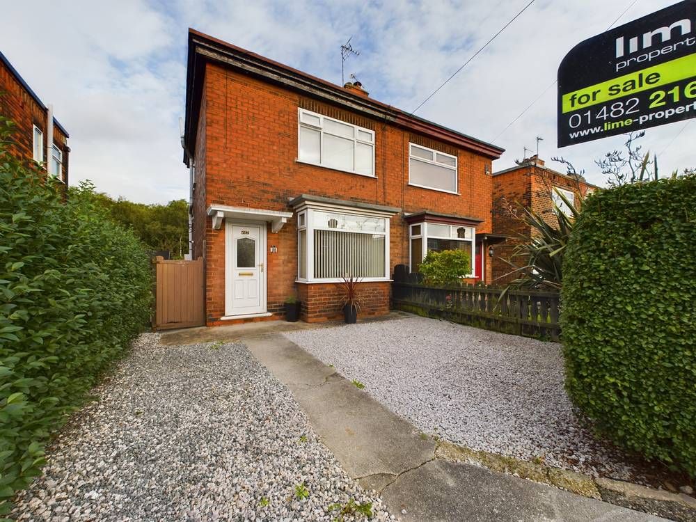 2 bed semidetached house for sale in Ormerod Road, Hull HU5, £119,000