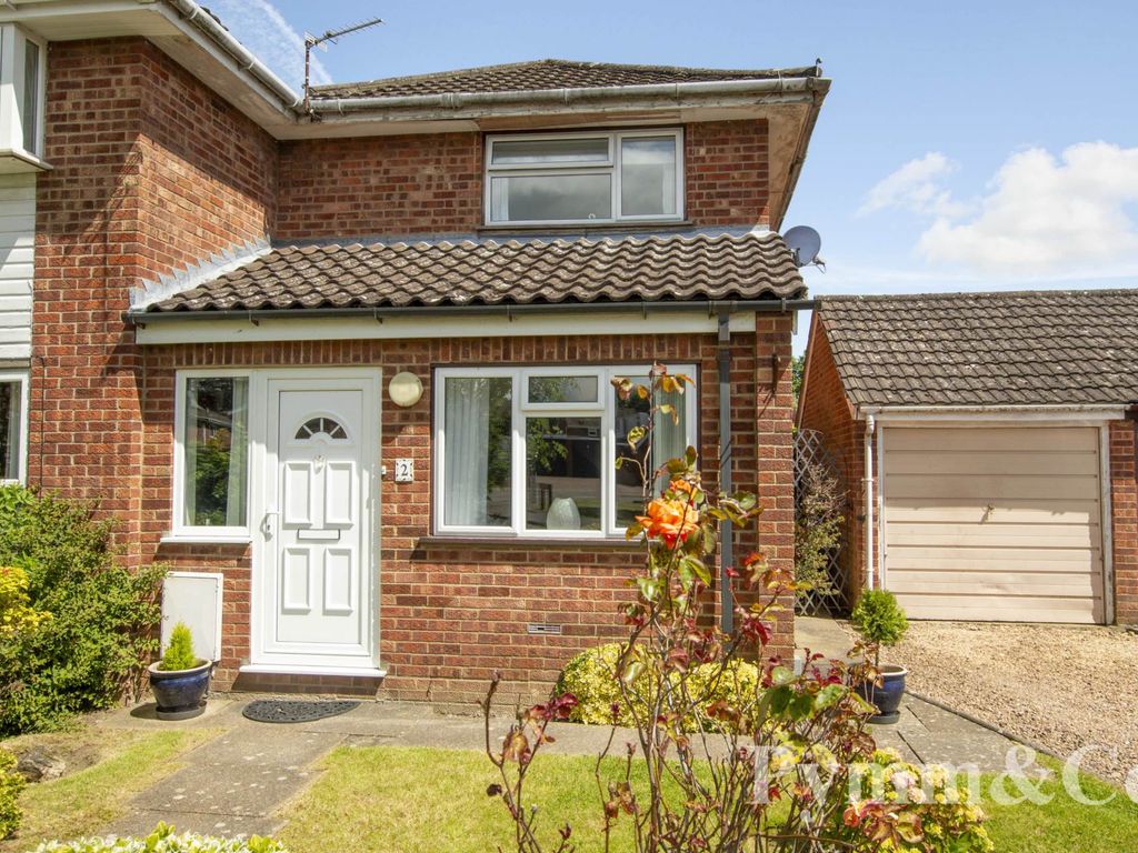 2 bed semidetached house for sale in Billing Close, Norwich NR6, £