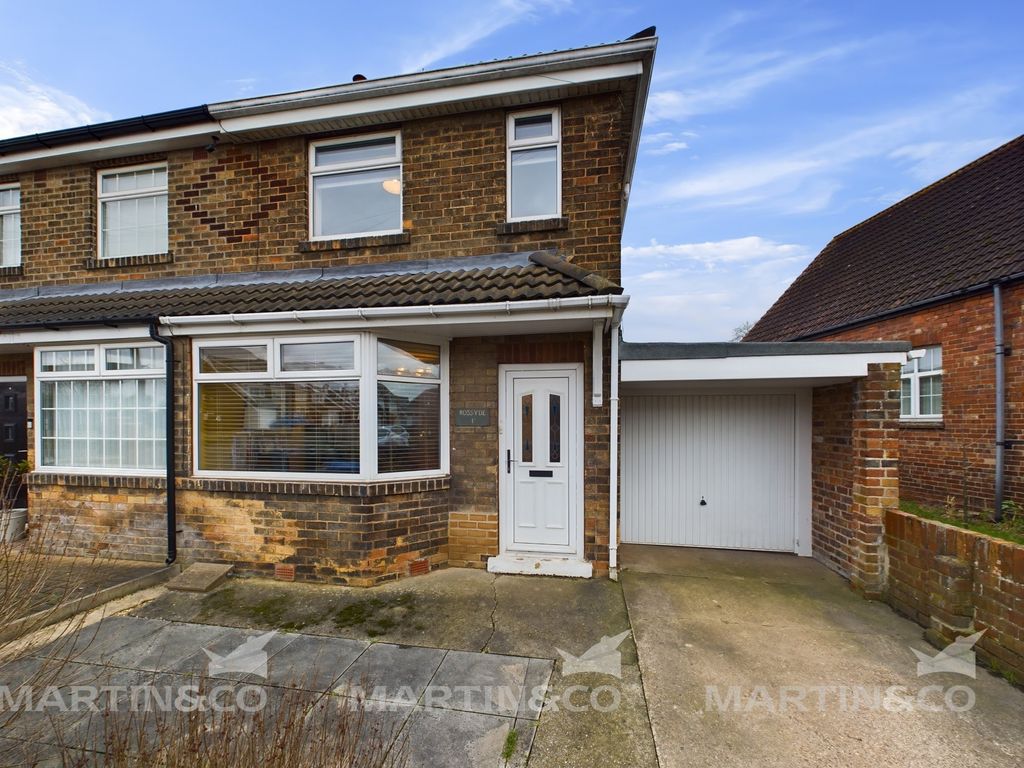 2 bed semidetached house for sale in Rossyde, Norton, Doncaster, South