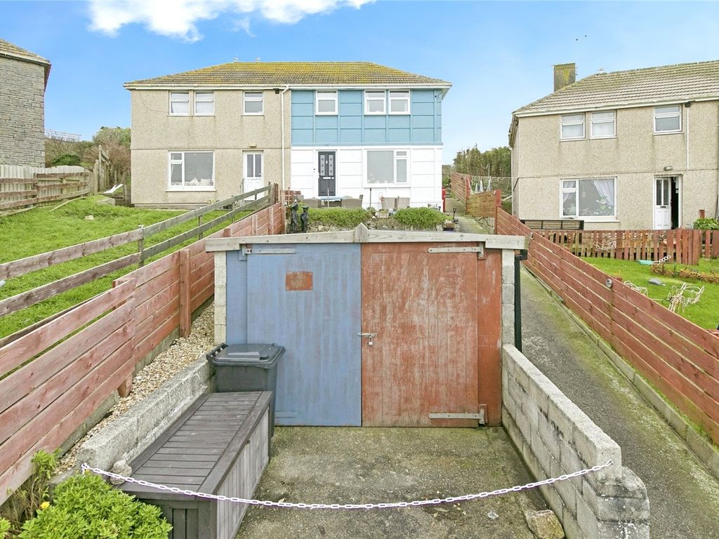 3 bed semidetached house for sale in Ocean Crescent, Porthleven