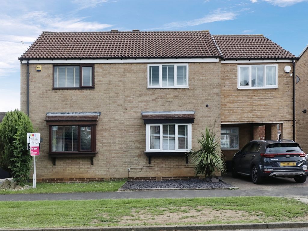 2 bed semidetached house for sale in Borrowdale Crescent, Dinnington