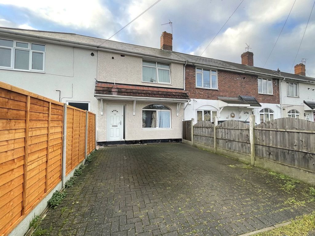 2 bed terraced house for sale in Simpson Road, Bushbury, Wolverhampton