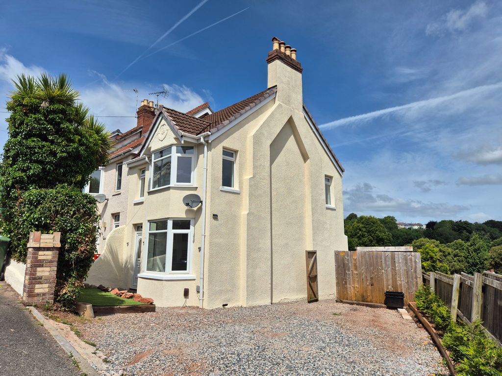 3 bed end terrace house for sale in Leys Road, Chelston, Torquay TQ2, £