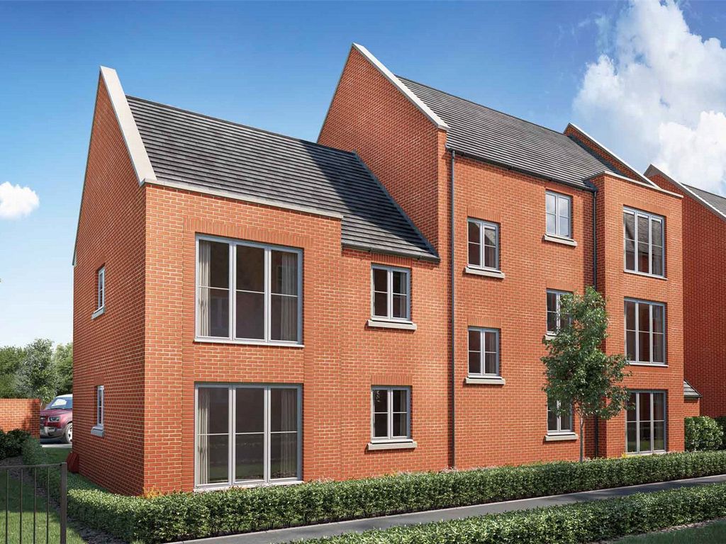 New home, 1 bed flat for sale in Wellesley, Hope Grants Road, Aldershot