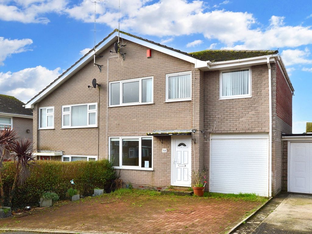 4 bed semidetached house for sale in Beech Close, Torpoint, Cornwall