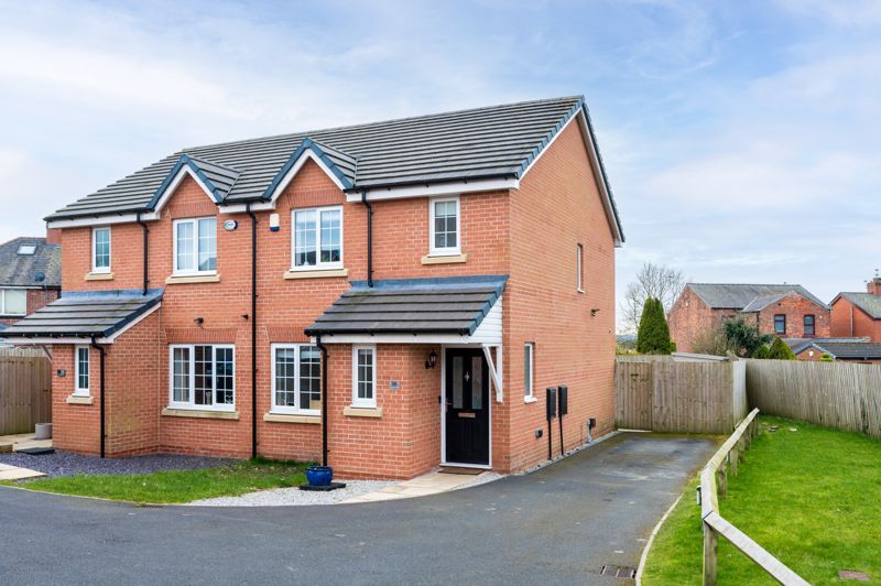 3 bed semidetached house for sale in Foxtail Meadow, Standish, Wigan