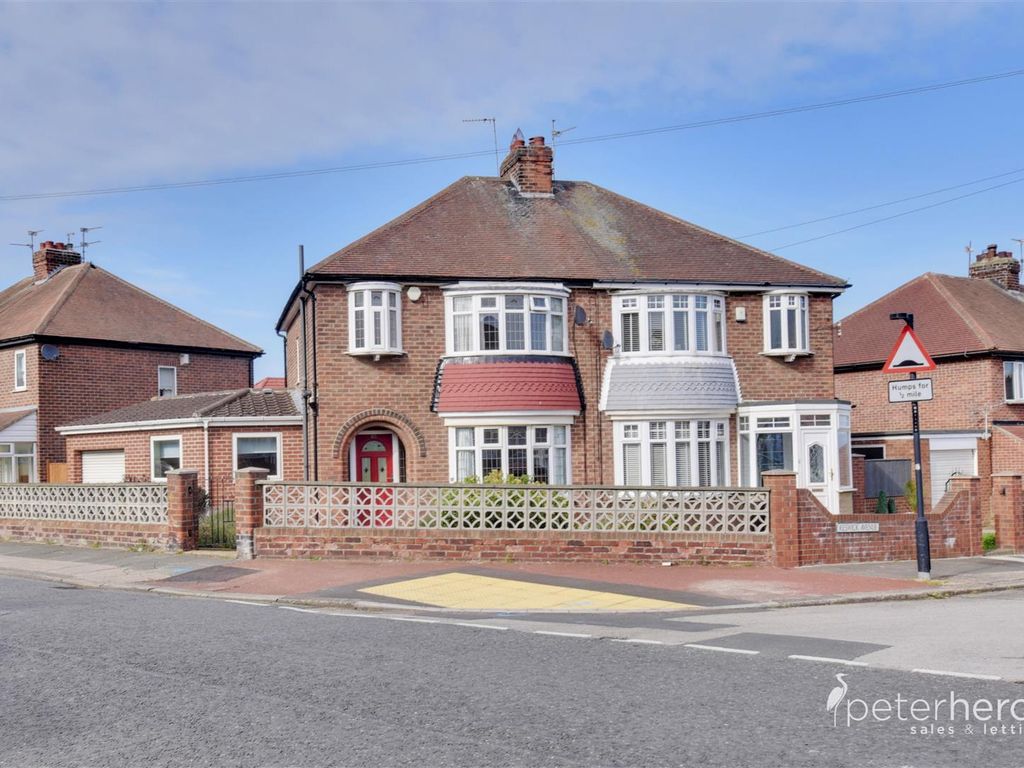 3 bed semidetached house for sale in Alston Crescent, Seaburn Dene