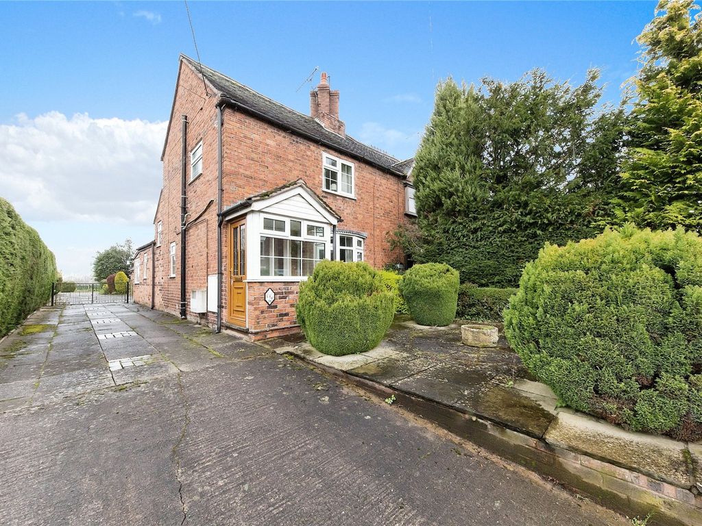 2 bed semidetached house for sale in Main Road, Wybunbury, Nantwich