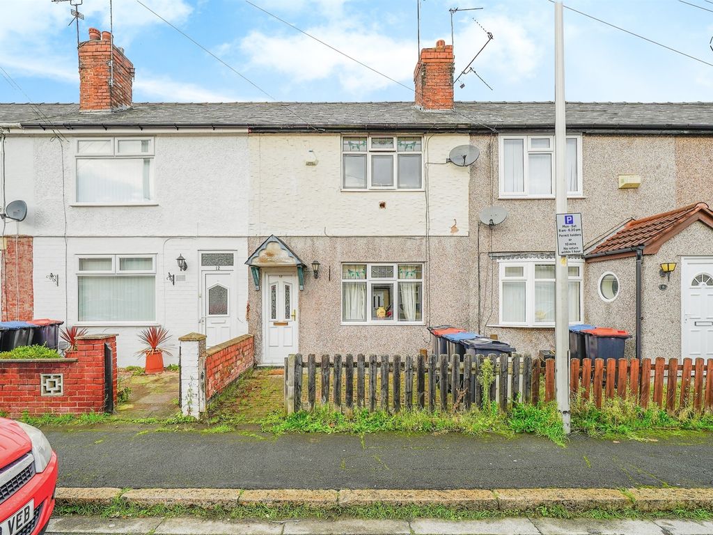 2 bed terraced house for sale in Highfield Road, Ellesmere Port CH65, £