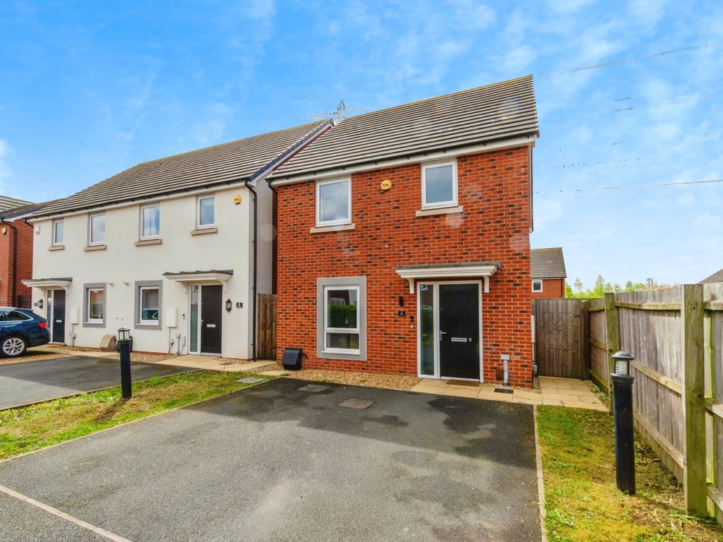 New home, 3 bed detached house for sale in Keel Way, Cannock WS11, £