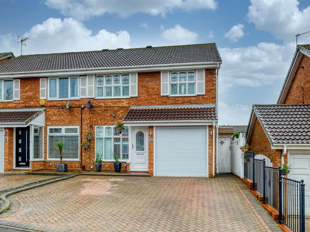 3 bed semidetached house for sale in Woodham Close, Rednal, Birmingham