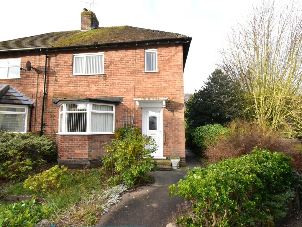 3 bed semidetached house for sale in Oak Avenue, Blidworth, Mansfield