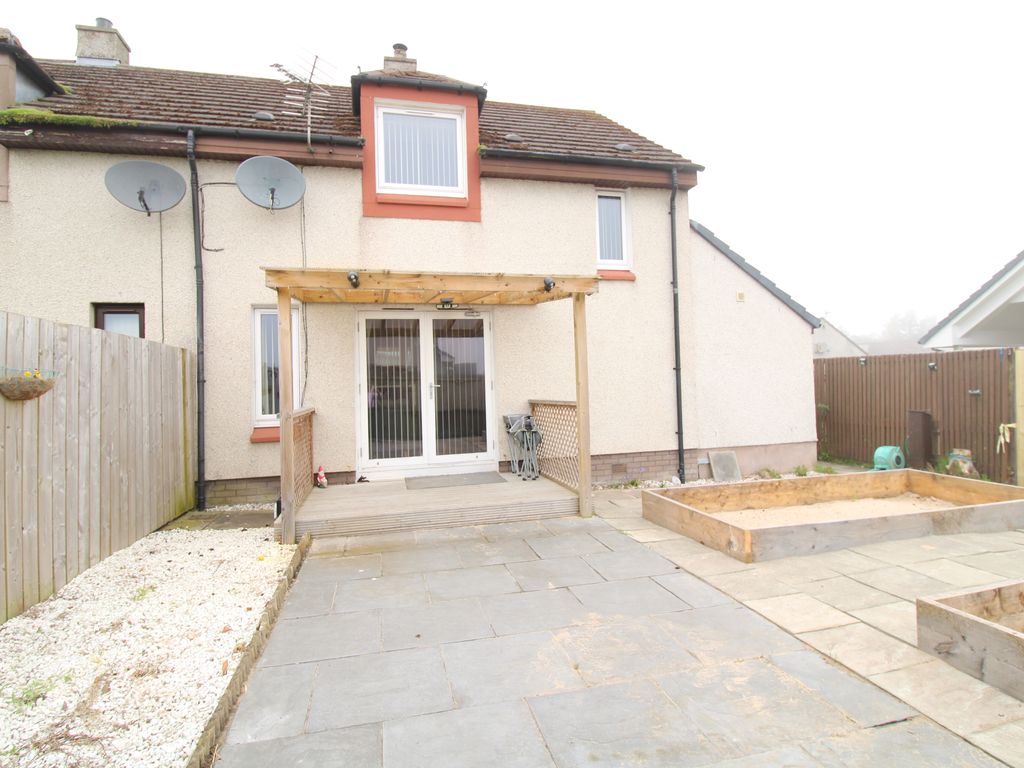 2 bed semidetached house for sale in Benview Road, Tain IV19, £135,000