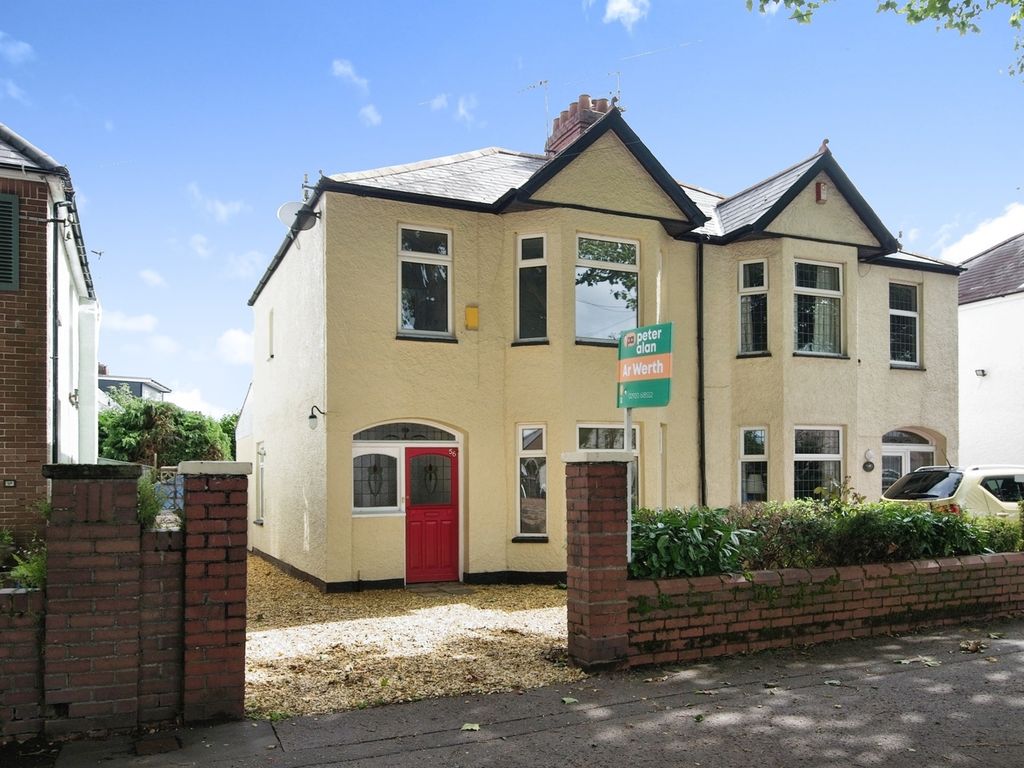 3 bed semidetached house for sale in Heathwood Road, Heath, Cardiff