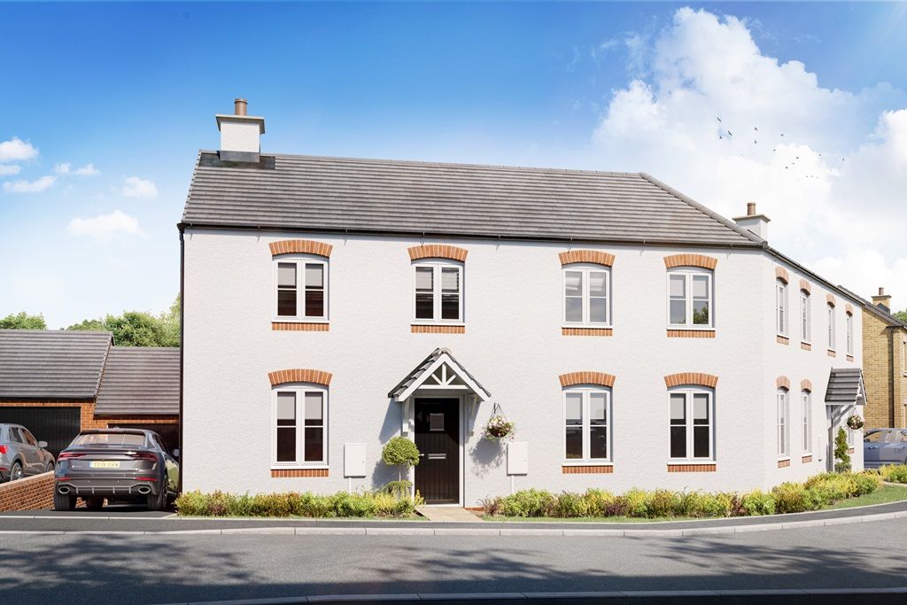 New home, 3 bed semidetached house for sale in "Shutford" at White Post Road, Bodicote, Banbury