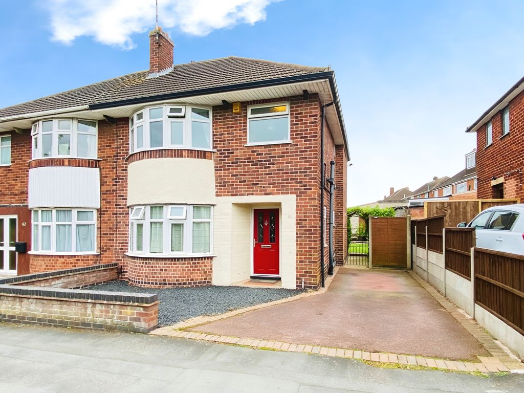 3 bed semidetached house for sale in Wayside Drive, Thurmaston LE4, £