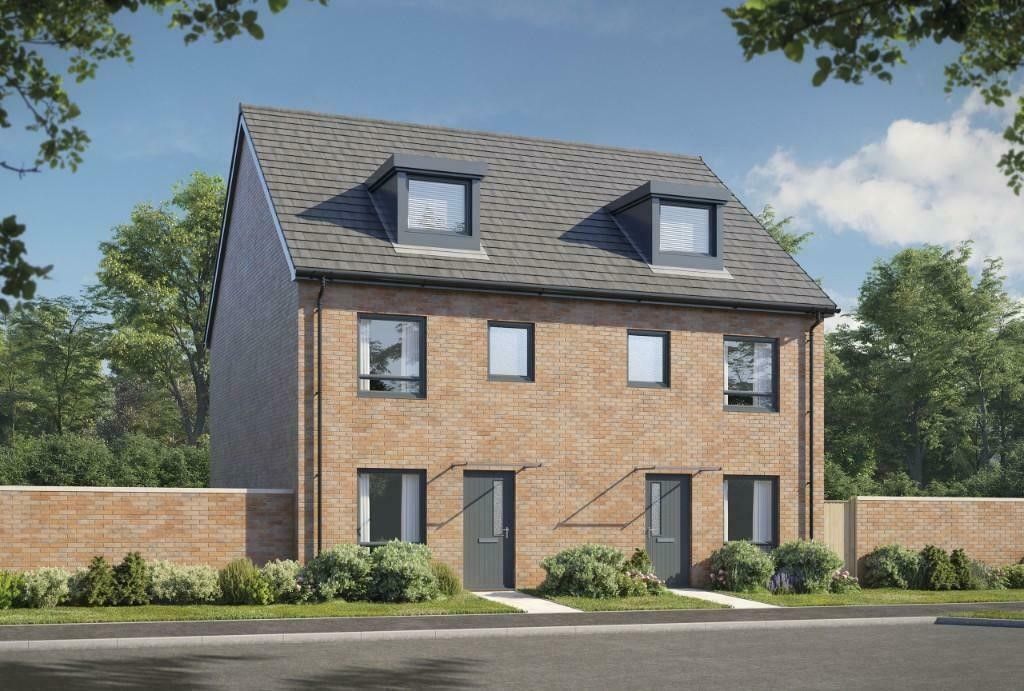 New home, 4 bed terraced house for sale in Wavendon View, Caldecotte