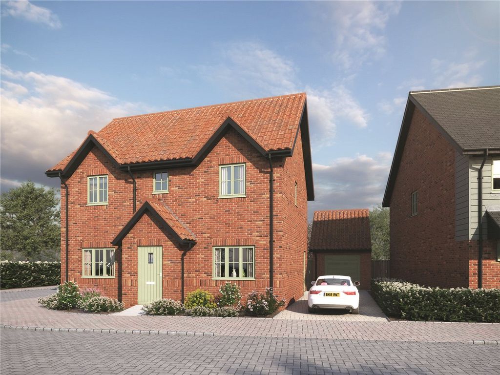 New home, 4 bed detached house for sale in Levington Lane, Bucklesham