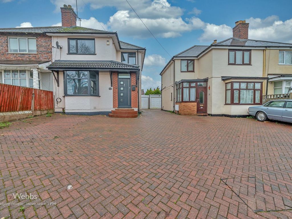 3 bed semidetached house for sale in Walker Road, Walsall WS3, £