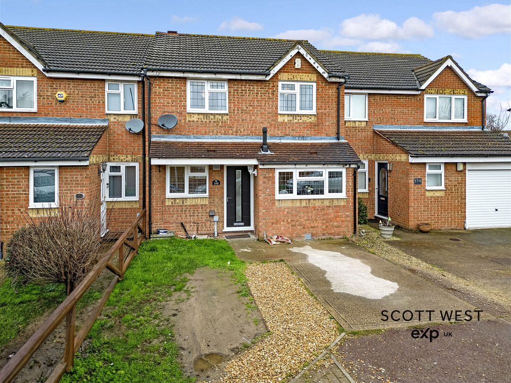 3 bed terraced house for sale in Danbury Crescent, South Ockendon RM15