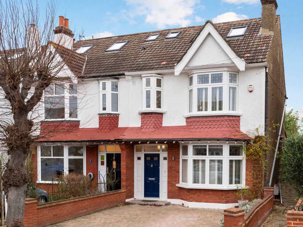 4 bed semidetached house for sale in Camberley Avenue, West Wimbledon
