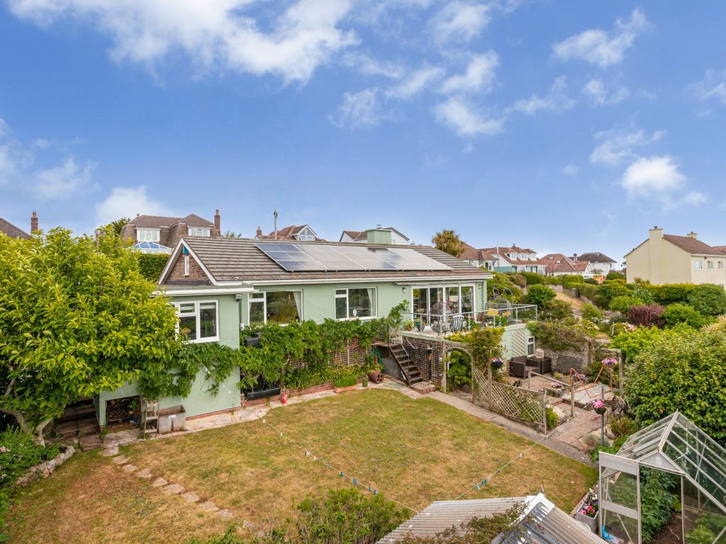 Detached bungalow for sale in Thorne Park Road, Torquay TQ2, £725,000