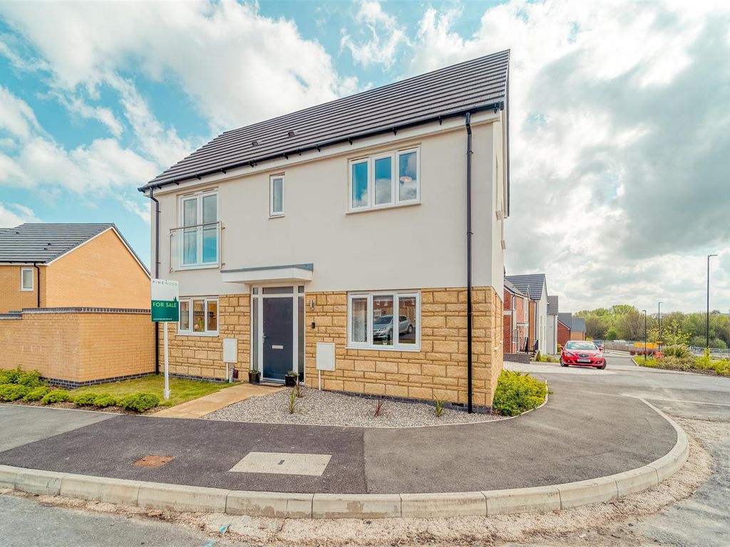 New home, 3 bed detached house for sale in Swanwick Way, Clay Cross, Chesterfield, Derbyshire