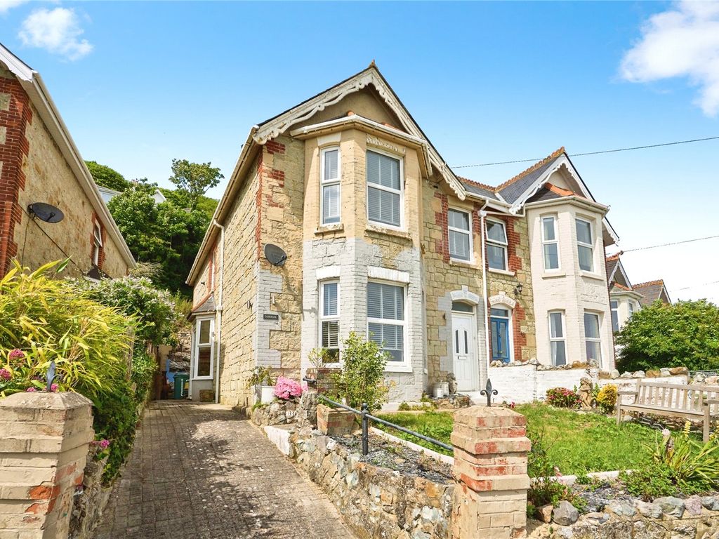 4 bed semidetached house for sale in Bellevue Road, Ventnor, Isle Of