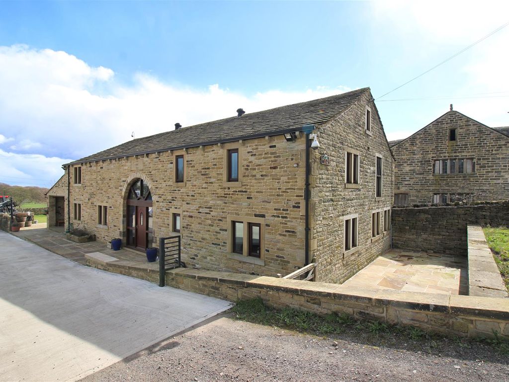 5 bed detached house for sale in Green Lane, Shelf, Halifax HX3, £