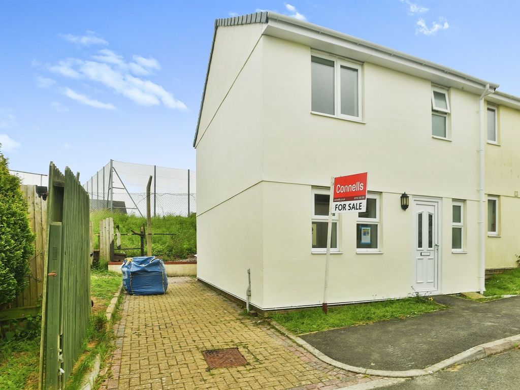 3 bed semidetached house for sale in Beaufort Close, Plymouth PL5, £