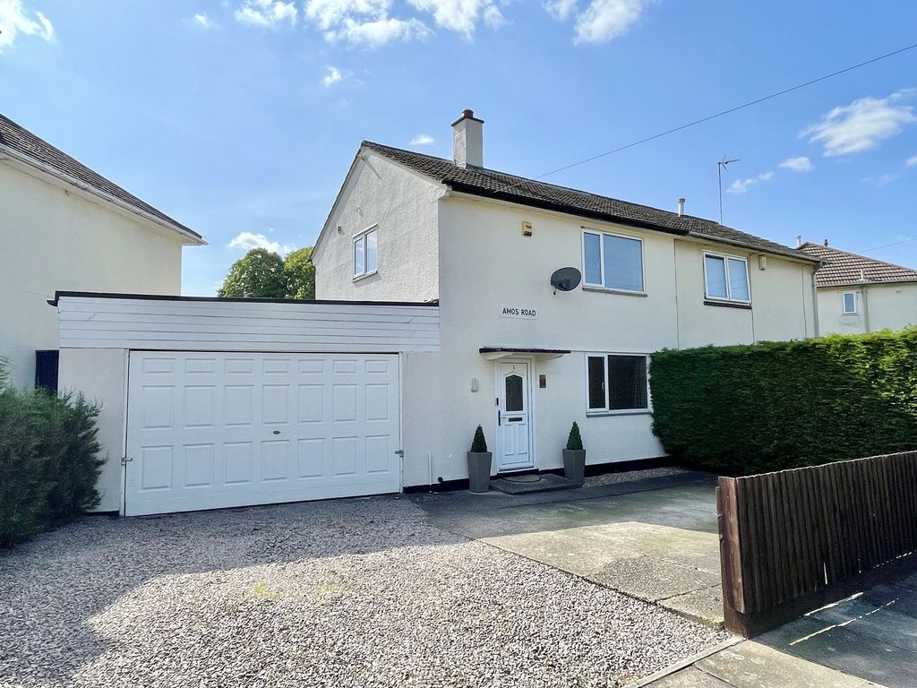 2 bed semidetached house for sale in Amos Road, Leicester