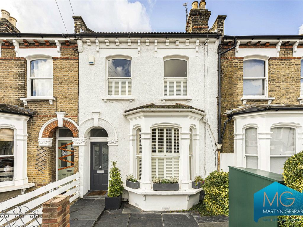 3 bed terraced house for sale in Topsfield Road, London N8, £1,500,000