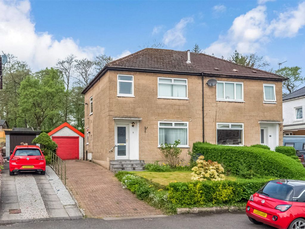 3 bed semidetached house for sale in North Dumgoyne Avenue, Milngavie, Glasgow, East