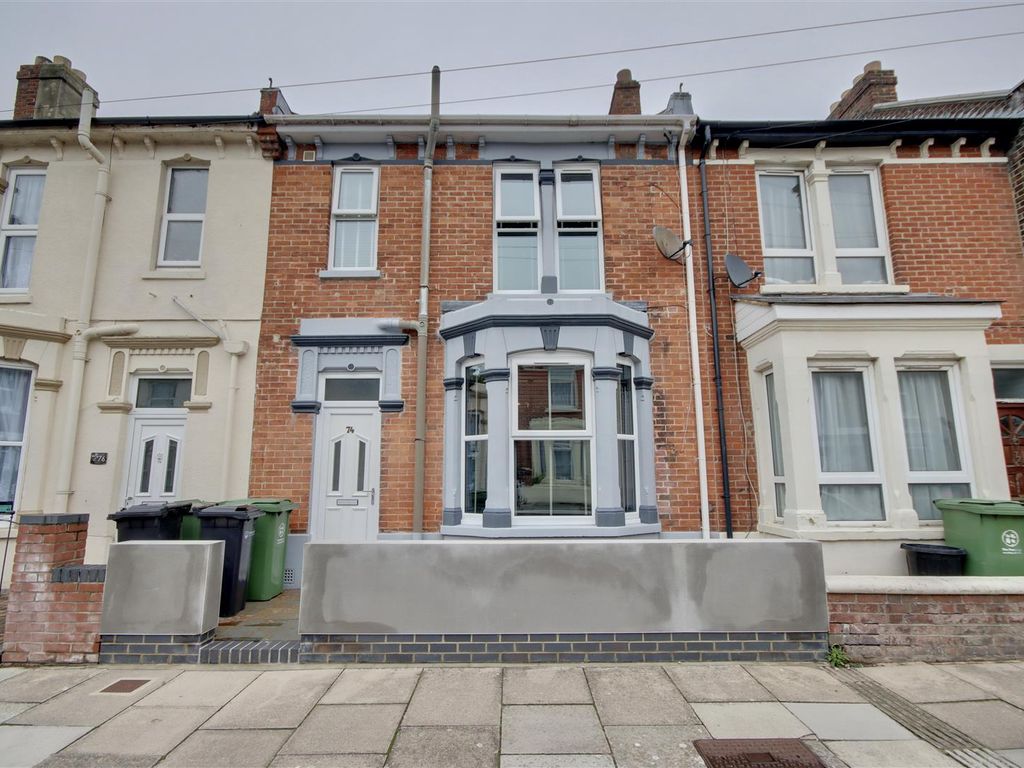 4 bed terraced house for sale in Meyrick Road, Portsmouth PO2, £270,000