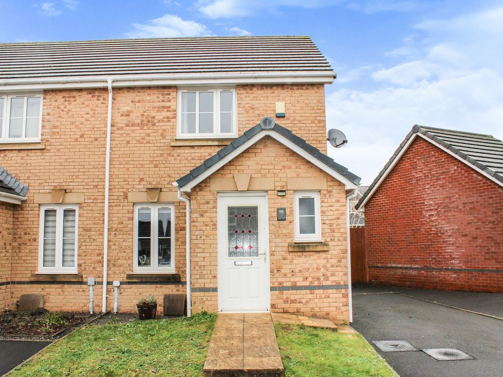 2 bed semidetached house for sale in Clos Joslin, Coity, Bridgend