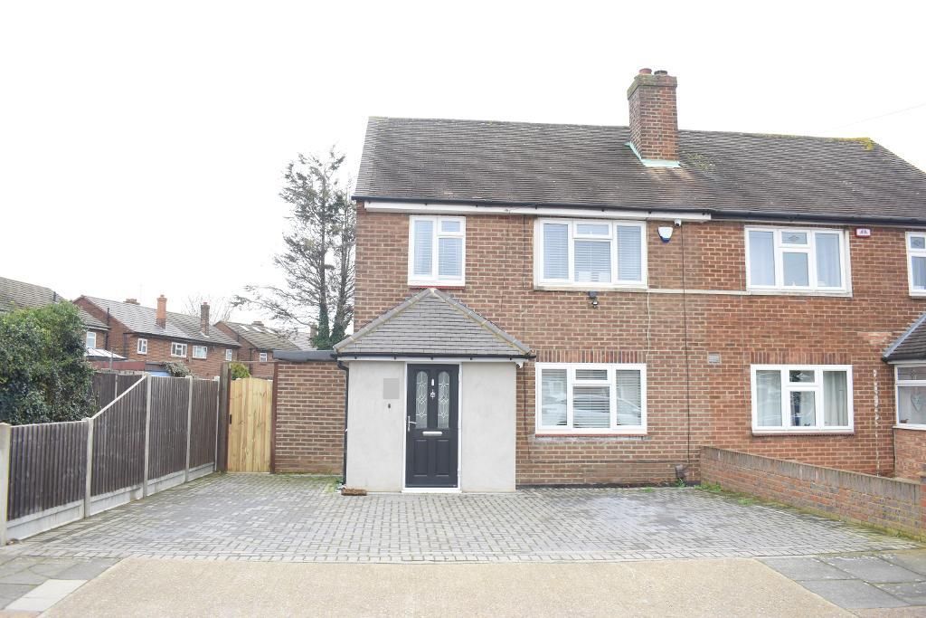 3 bed semidetached house for sale in Penrith Crescent, Elm Park, Hornchurch, Essex RM13, £