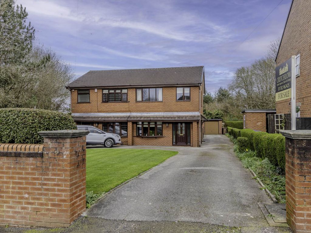 3 bed semidetached house for sale in Highfield Drive, Blurton ST3, £