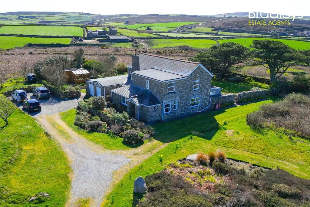 4 bed detached house for sale in Kenython Lane, St. Just, Penzance