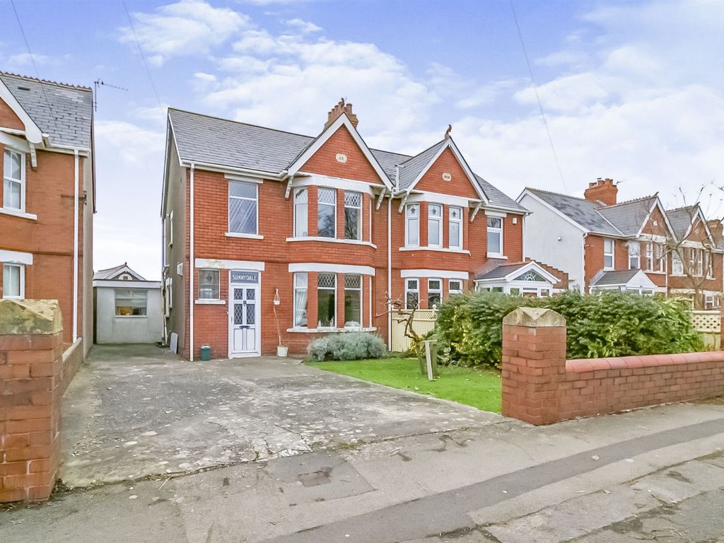 5 bed semidetached house for sale in Colcot Road, Barry CF62, £400,000