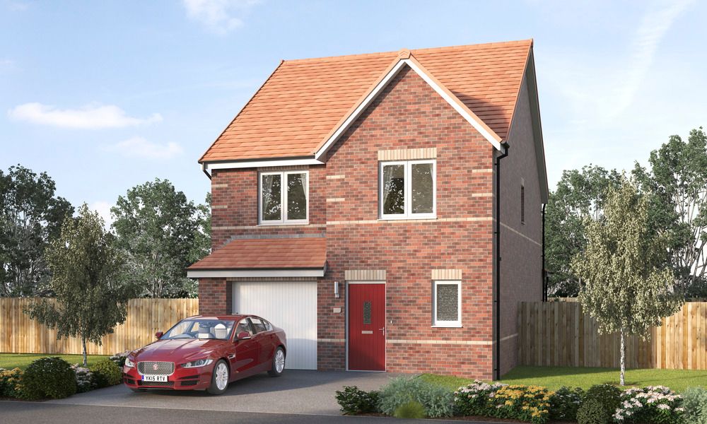 New home, 4 bed detached house for sale in Lotus Crescent, Castleford