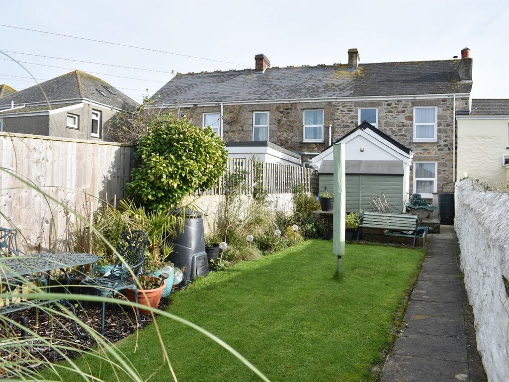 3 bed terraced house for sale in Wellington Road, Camborne, Cornwall