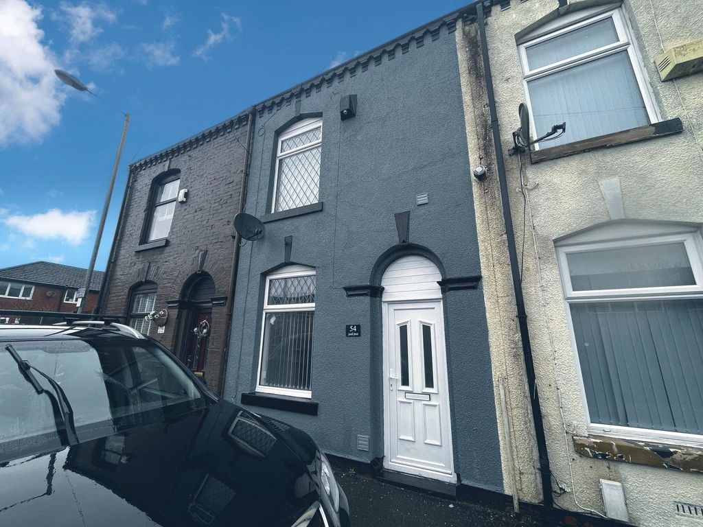 2 bed terraced house for sale in South Street, AshtonUnderLyne, Greater Manchester OL7, £
