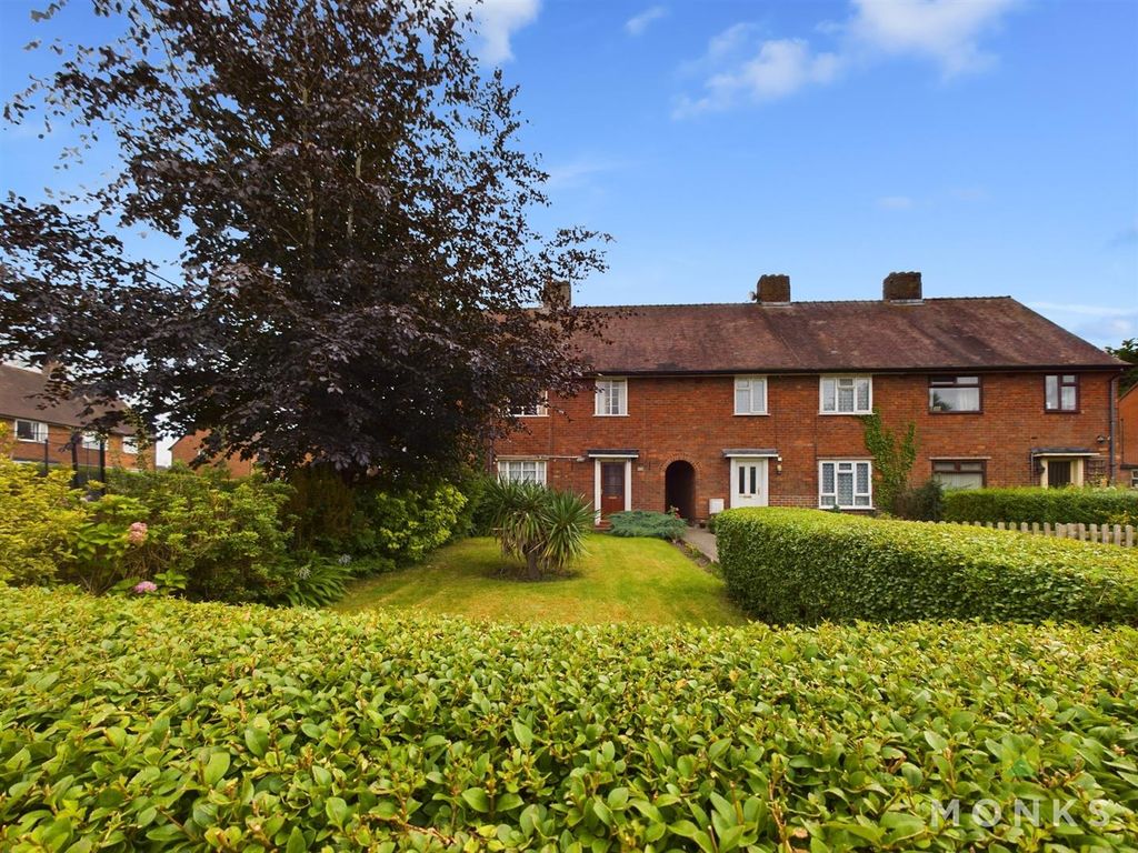 3 bed terraced house for sale in High Street, Wem, Shrewsbury SY4, £