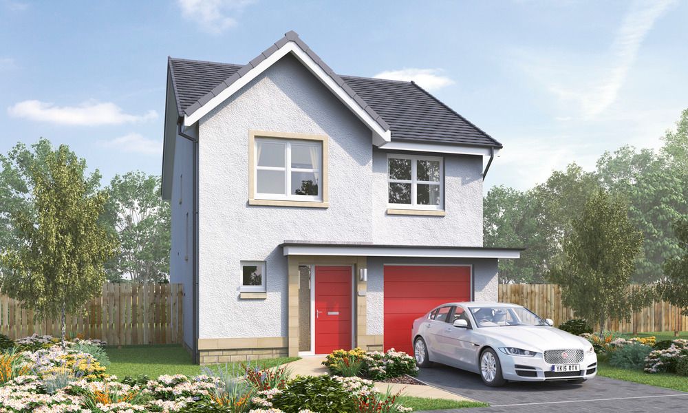 New home, 4 bed detached house for sale in Sycamore Drive, Penicuik