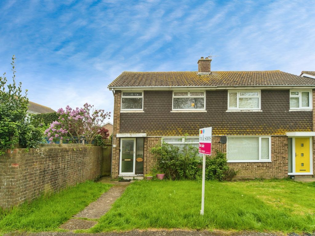 3 bed semidetached house for sale in Gainsborough Crescent, Eastbourne
