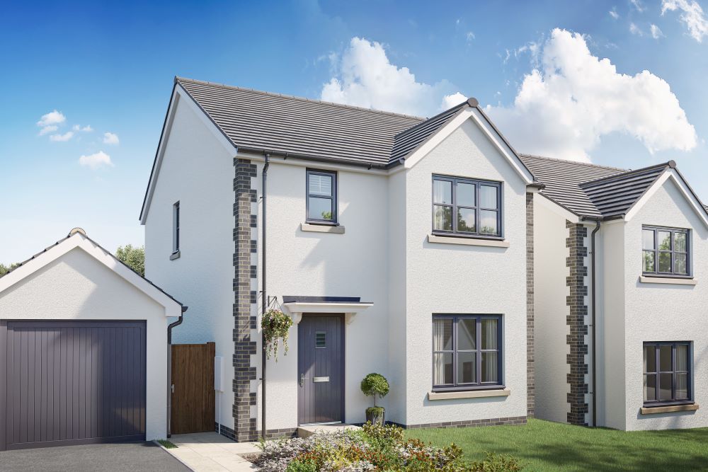 New home, 3 bed detached house for sale in Southwood Meadows, Buckland