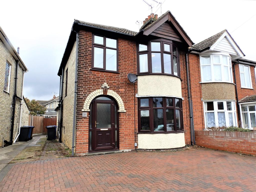 3 bed semidetached house for sale in Sidegate Lane West, Ipswich IP4