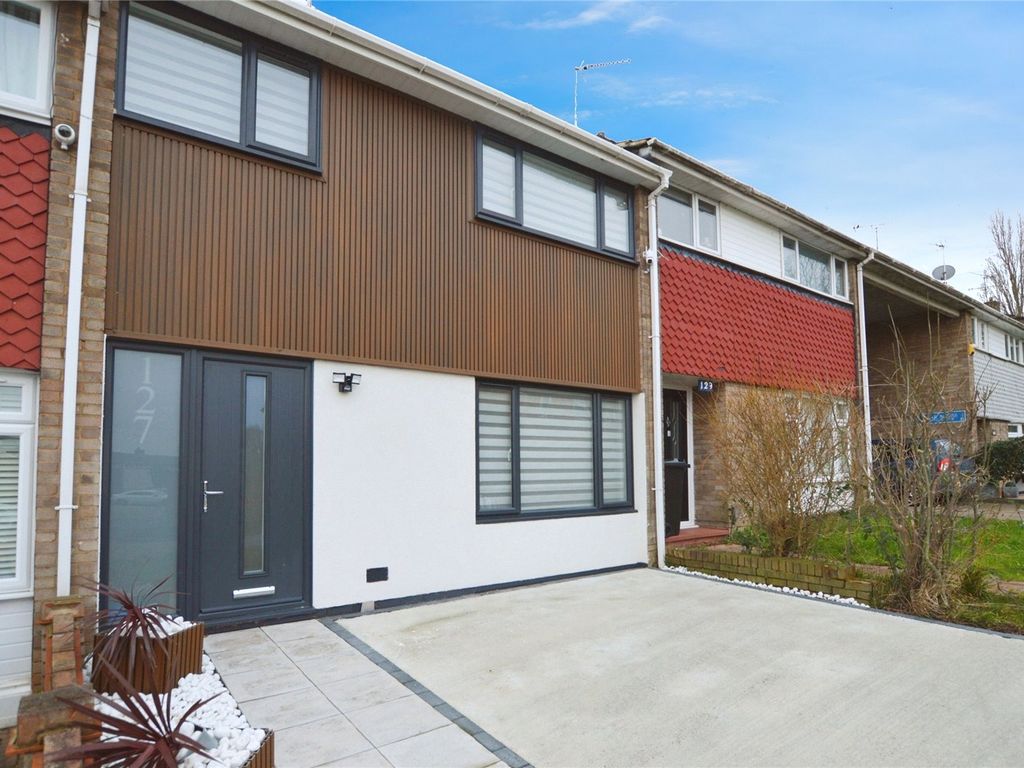 3 bed terraced house for sale in Falstones, Basildon, Essex SS15, £