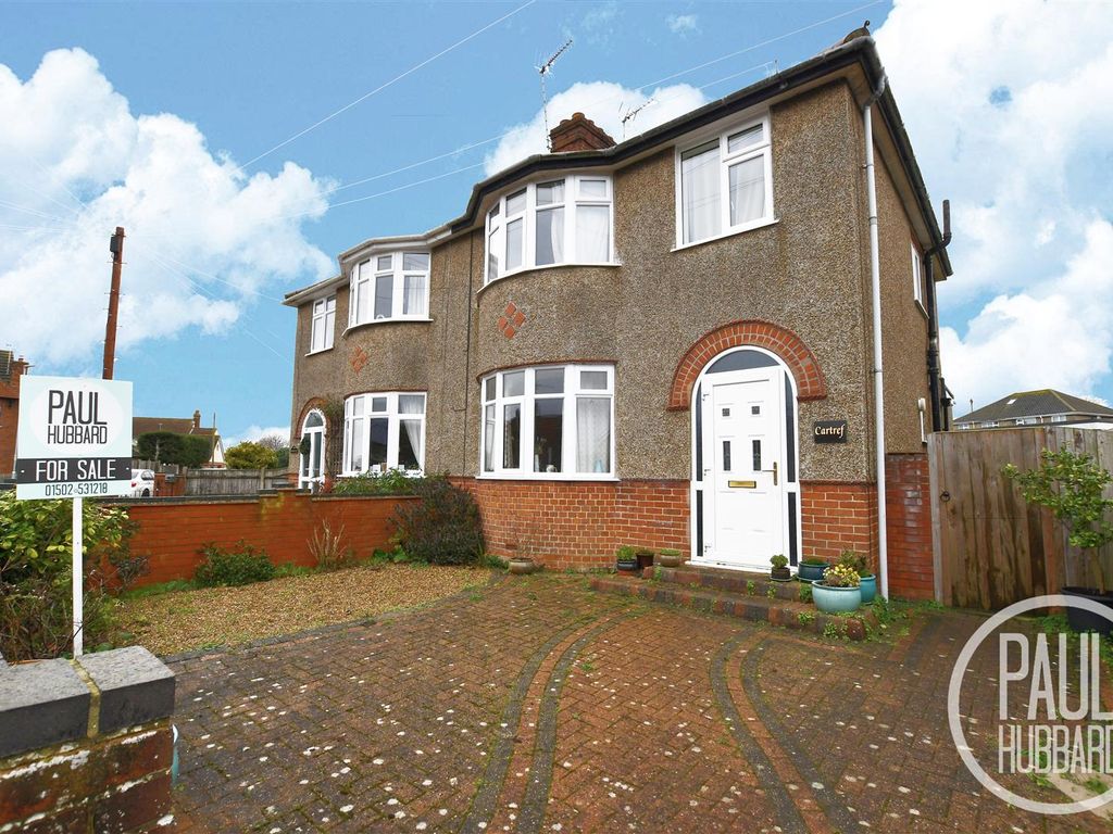 3 bed semidetached house for sale in Cartref, Saxon Road, Lowestoft NR33 Zoopla